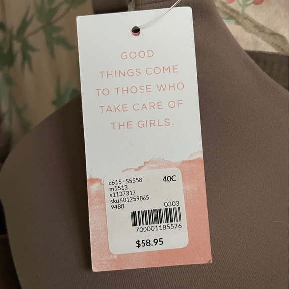 NWT Lane Bryant Modern Luxe Lightly Lined Balconette Bra Deep Purple Taupe 40C - Picture 8 of 9